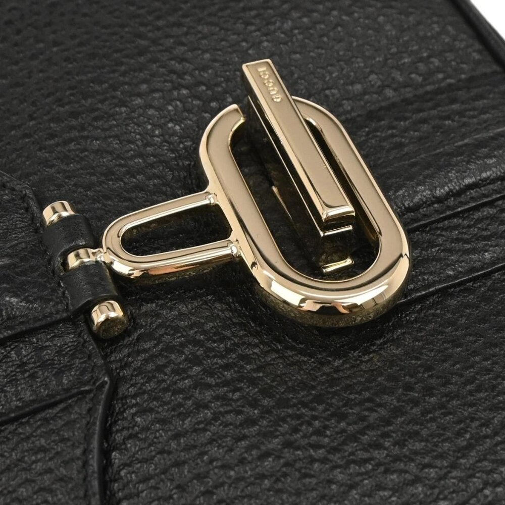 Gucci Black Leather Handbag 130846 002214 155335 - Picture 4 of 10